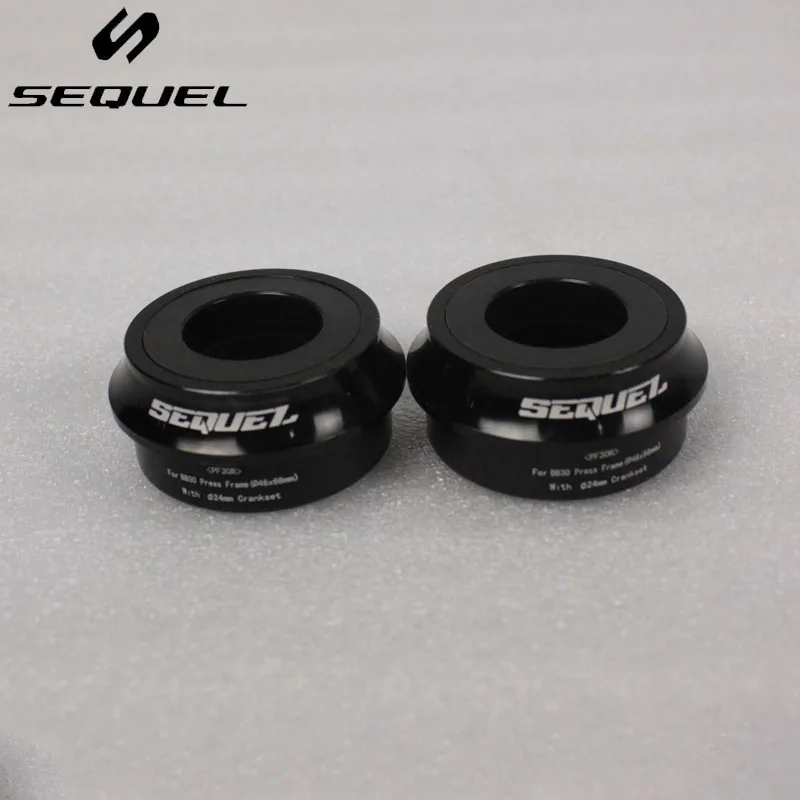 Bicycle Bottom Bracket adapter SEQUEL bike carbon road frame Bottom Bracket BB right bearing cup diameter 46/42mm available
Bicycle Bottom Bracket adapter SEQUEL bike carbon road frame Bottom Bracket BB right bearing cup diameter 46/42mm available