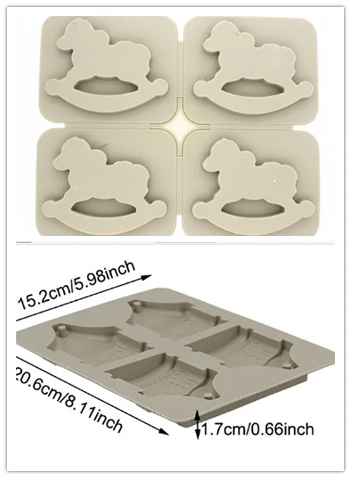 Wholesale horse 4 joint aromatherapy plaster mould mechanism soap candle wax tablet mold
Wholesale horse 4 joint aromatherapy plaster mould mechanism soap candle wax tablet mold