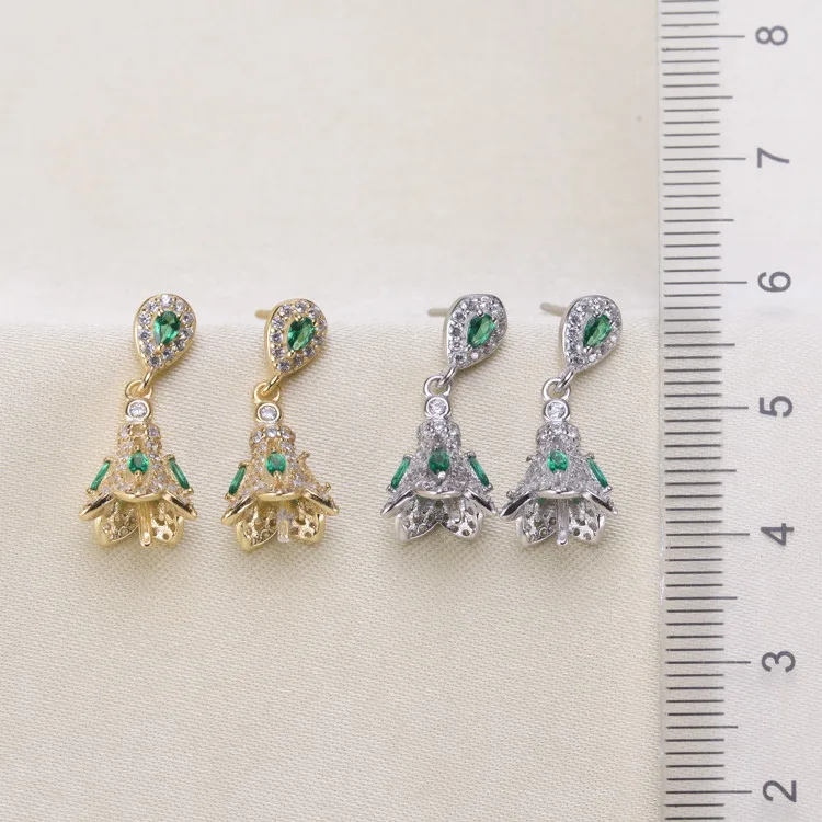 HOT High Quality 925 Sterling Silver Stud Earrings Settings DIY Pearl Earring Hooks Findings Women's Jewelry Making Accessories
HOT High Quality 925 Sterling Silver Stud Earrings Settings DIY Pearl Earring Hooks Findings Women's Jewelry Making Accessories