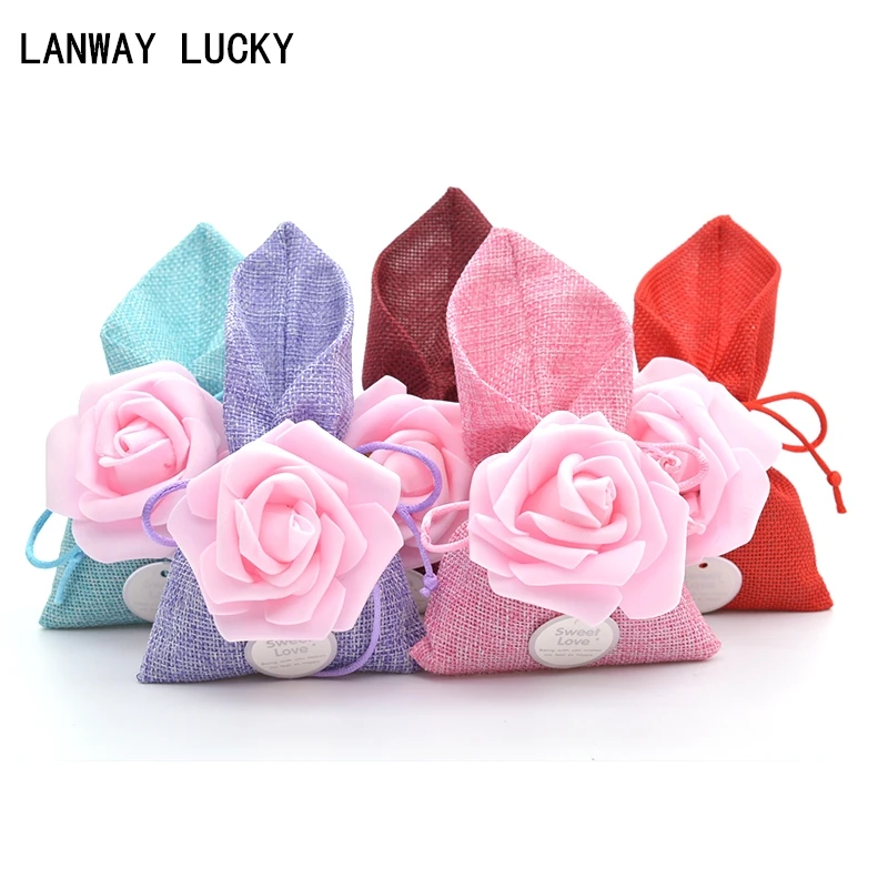 Handmade Jute Burlap Bags Hessian Drawstring Candy Gift Bag Wedding Favors Bag for Wedding Decoration Party Favor Package 50pcs
Handmade Jute Burlap Bags Hessian Drawstring Candy Gift Bag Wedding Favors Bag for Wedding Decoration Party Favor Package 50pcs