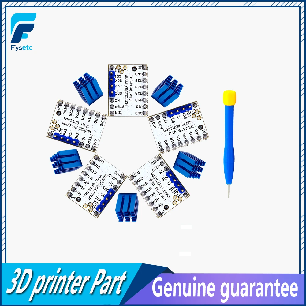 100pcs TMC2130 V1.1 Stepstick Stepper Motor Driver For SPI Function + Heat Sink Step Stick Protector VS TMC2130 V1.0 TMC2208
100pcs TMC2130 V1.1 Stepstick Stepper Motor Driver For SPI Function + Heat Sink Step Stick Protector VS TMC2130 V1.0 TMC2208