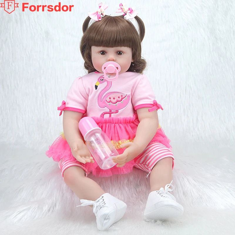 Forrsdor 58 см реалистичные мягкие силиконовые куклы в dressesbebe reborn Body de silicone inteiro realista подарки на день рождения и Рождество
Forrsdor 58 см реалистичные мягкие силиконовые куклы в dressesbebe reborn Body de silicone inteiro realista подарки на день рождения и Рождество