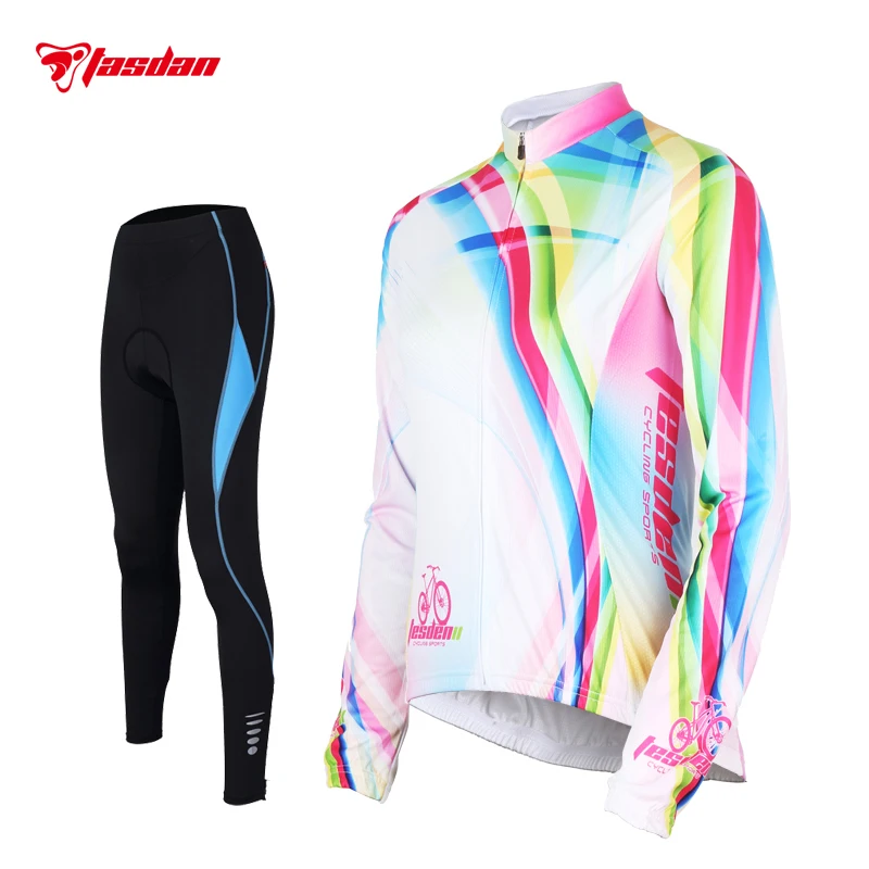 Tasdan Women Cycling Jersey Set Long Sleeve Winte Cycling Sports Suit 3D Gel Pad Ladies Cycling Jerseys Bike Bicycle Sports Wear
Tasdan Women Cycling Jersey Set Long Sleeve Winte Cycling Sports Suit 3D Gel Pad Ladies Cycling Jerseys Bike Bicycle Sports Wear
