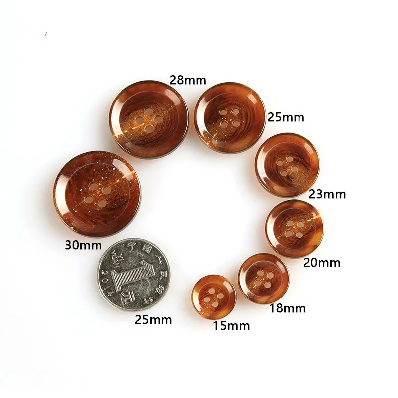 10Pcs Suit Buttons Round Eco Resin 4 Holes Coat Shirt Sewing Button DIY Crafts Ornaments Scrapbook Clothes Accessories
10Pcs Suit Buttons Round Eco Resin 4 Holes Coat Shirt Sewing Button DIY Crafts Ornaments Scrapbook Clothes Accessories