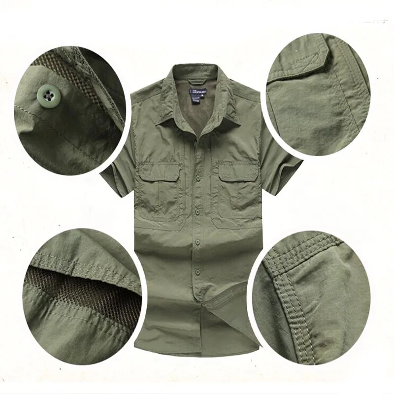 Men Summer Tactical Military Shirt Men Breathable Quick Dry US Army Combat Shirt Sports Short Sleeve Tactical Shirts Tops
Men Summer Tactical Military Shirt Men Breathable Quick Dry US Army Combat Shirt Sports Short Sleeve Tactical Shirts Tops