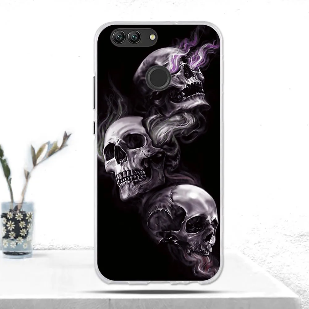 Мягкий силиконовый чехол из ТПУ для Huawei Nova 2 с 3D рельефом и крутым рисунком задняя