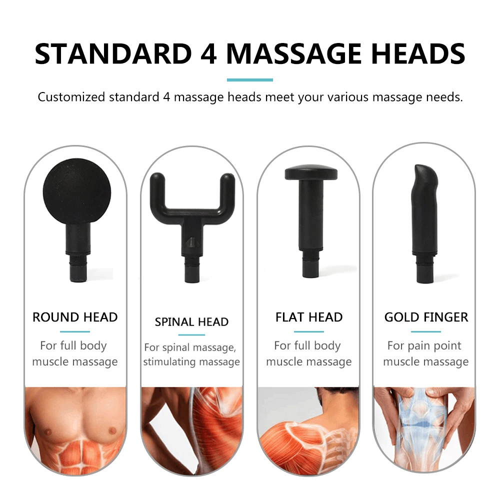 Silence Muscle Massage GunBooster X2 4 Head Electric Vibrate Percussion Therapy Massager Body Relax Pain Relief Muscle Deep Gun
Silence Muscle Massage GunBooster X2 4 Head Electric Vibrate Percussion Therapy Massager Body Relax Pain Relief Muscle Deep Gun