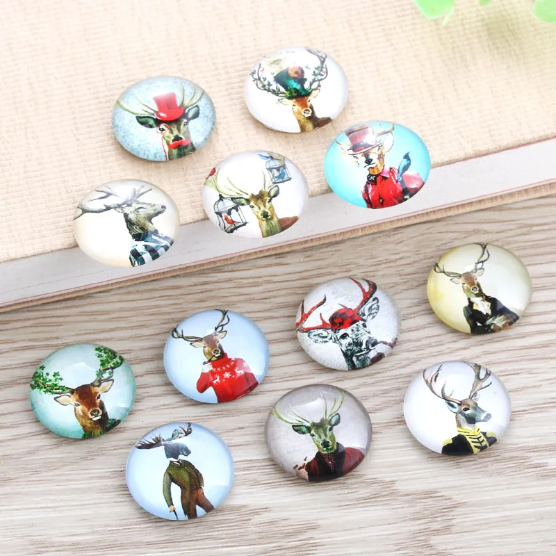 TYLFNL 50 pcs mix Beautiful Deer Pattern Round Glass Cabochon 16mm 18mm Dome Flat Back DIY Jewelry Finding S-010406
TYLFNL 50 pcs mix Beautiful Deer Pattern Round Glass Cabochon 16mm 18mm Dome Flat Back DIY Jewelry Finding S-010406