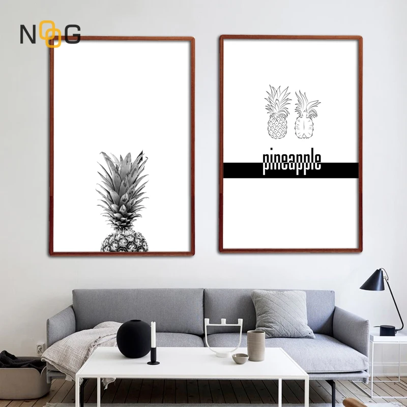 NOOG Pineapple Wall Art Canvas Posters Prints Nordic Minimalist Paintings Black White Wall Picture for Living Room Decoration
NOOG Pineapple Wall Art Canvas Posters Prints Nordic Minimalist Paintings Black White Wall Picture for Living Room Decoration