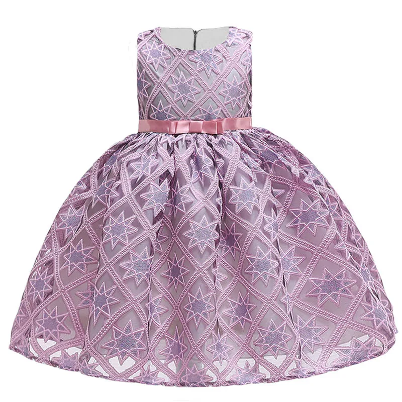 Свадебное платье с цветочным узором для девочек коллекция 2019 года летнее