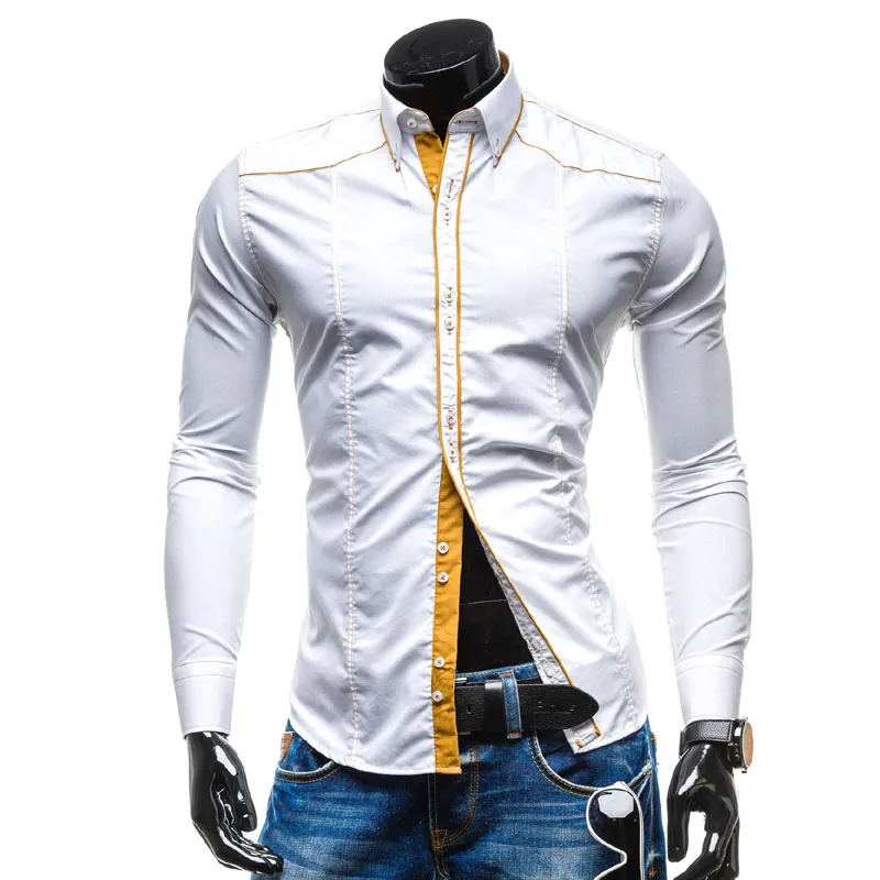 La MaxPa Men Shirt 2017 Fashion Brand Men'S Cuff Striped Long-Sleeved Shirt Male Camisa Masculina Casual Slim Chemise Homme XXL
La MaxPa Men Shirt 2017 Fashion Brand Men'S Cuff Striped Long-Sleeved Shirt Male Camisa Masculina Casual Slim Chemise Homme XXL