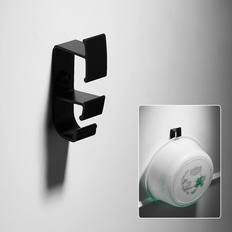 Space Aluminum Black Color Clothes Hanger & Towel & Robe Hook Decorative Bathroom Hooks Wall Mounted Coat Hook Accessories
Space Aluminum Black Color Clothes Hanger & Towel & Robe Hook Decorative Bathroom Hooks Wall Mounted Coat Hook Accessories