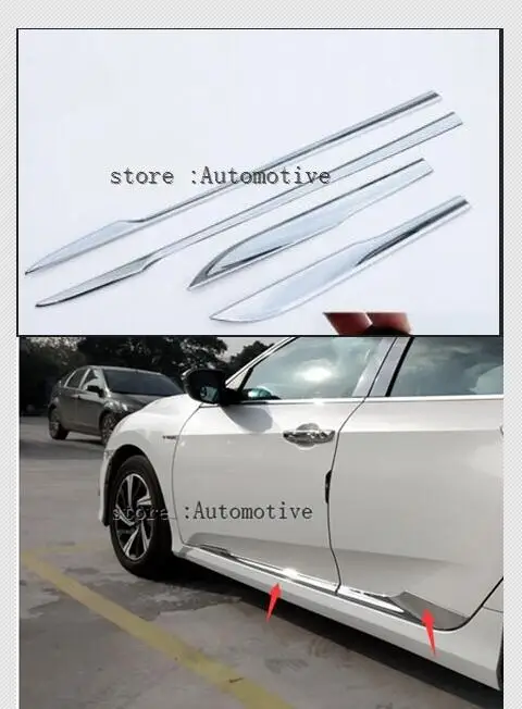 Хромированный АБС-пластик для украшения боковой двери кузова автомобиля