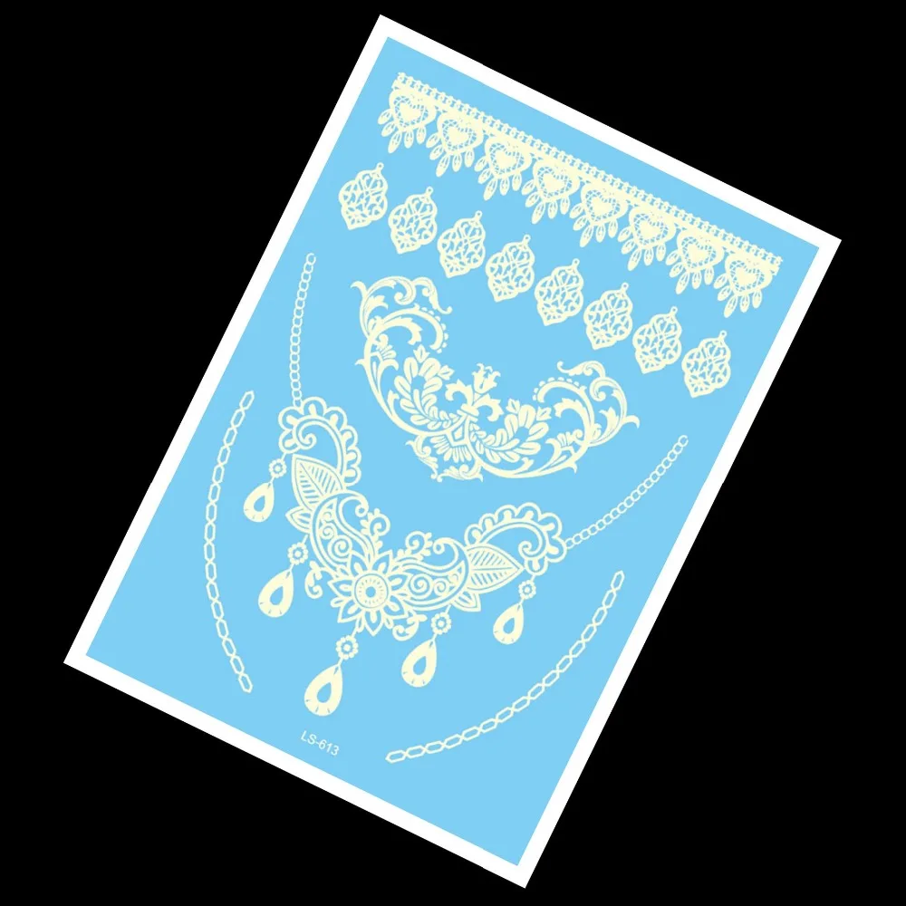 Wholesale Latest Indian Arabic White Henna Tattoo Paste Lace Wedding Bride Choker Tattoos Tatoo Sticker 200pks/lot free shipping
Wholesale Latest Indian Arabic White Henna Tattoo Paste Lace Wedding Bride Choker Tattoos Tatoo Sticker 200pks/lot free shipping
