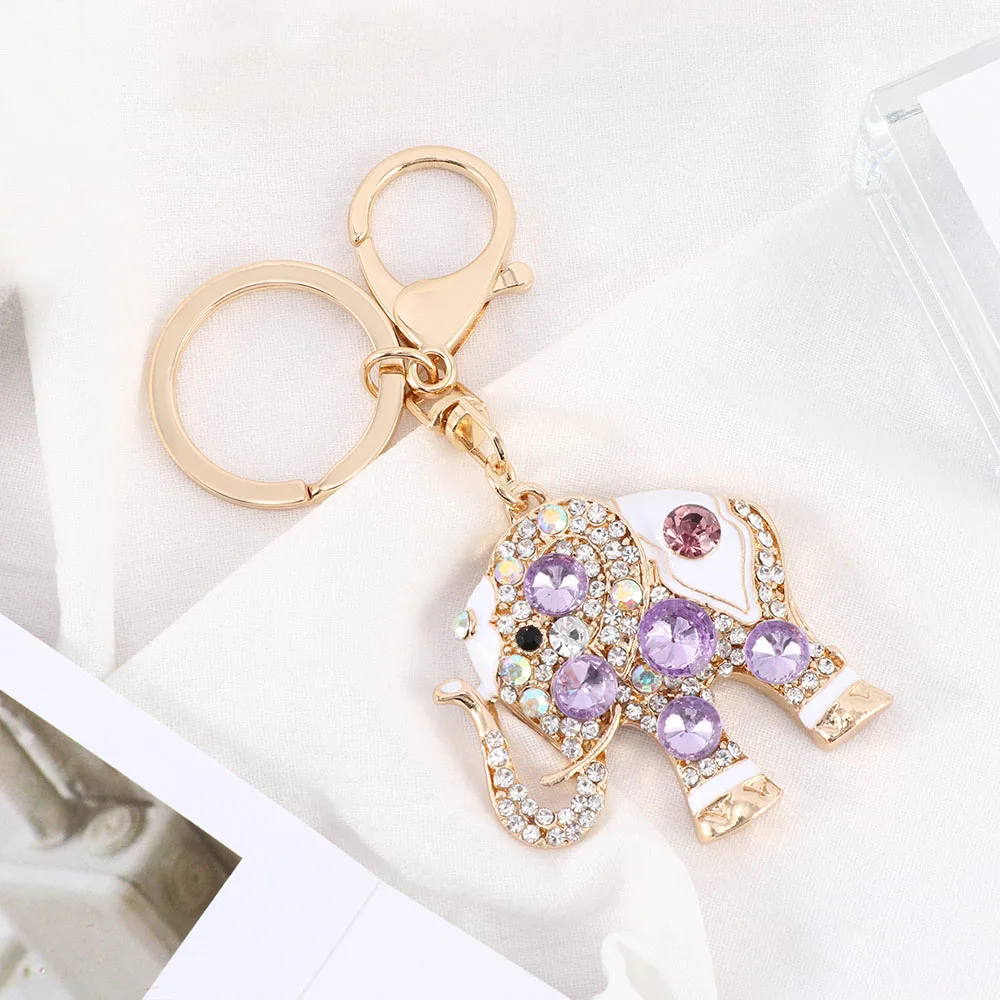 Creative Elephant Shape Rhinestone key Ring Charm Pendant Car KeyChain Car Interior Accessories
Creative Elephant Shape Rhinestone key Ring Charm Pendant Car KeyChain Car Interior Accessories