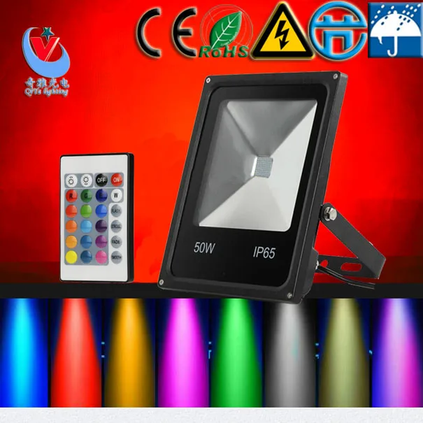 5 шт./лот DHL FEDEX RGB Светодиодный прожектор прожекторы красочные проекторы 50 Вт 30 20 10 светоотражающий