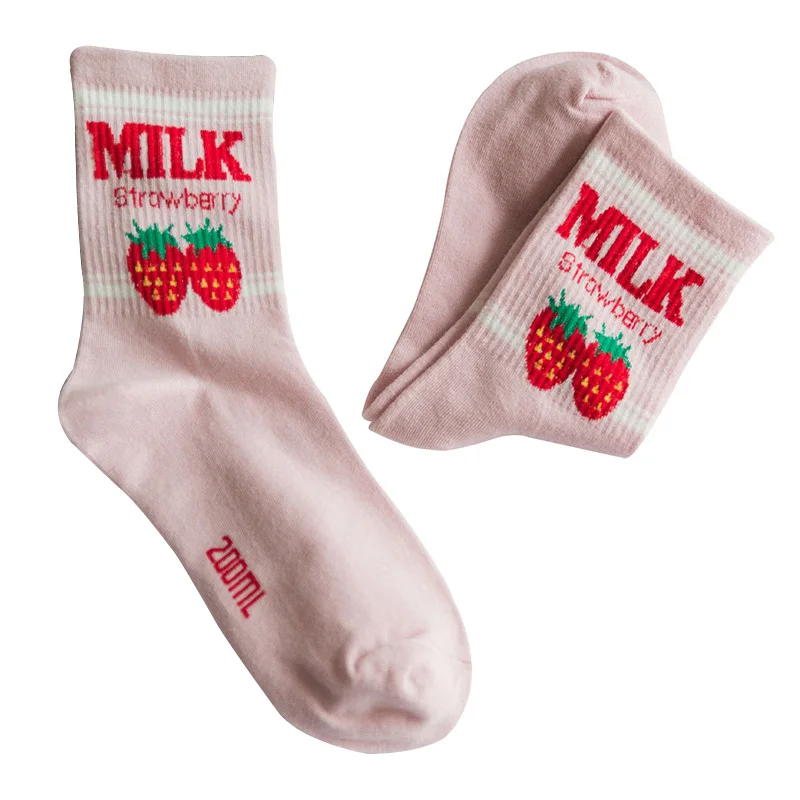 5 Pair Women Sock Spring Summer New Japanese Cotton Tube Comfortable Breathable Women Sock Strawberry Milk Vintage Slipper Sock
5 Pair Women Sock Spring Summer New Japanese Cotton Tube Comfortable Breathable Women Sock Strawberry Milk Vintage Slipper Sock