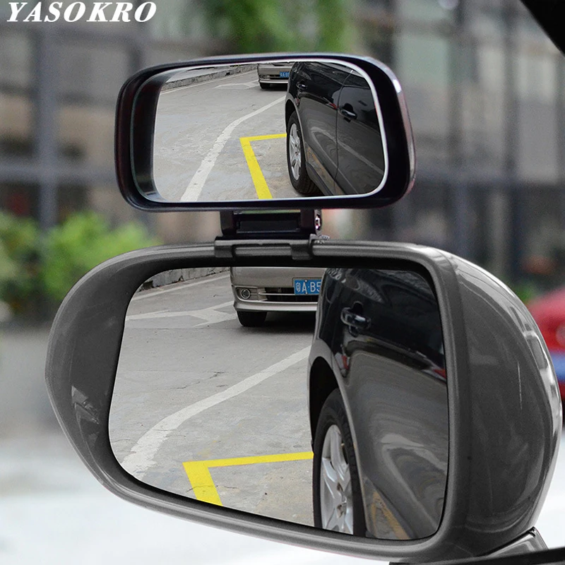 Автомобильное Зеркало для слепых зон YASOKRO широкоугольное зеркало регулируемое