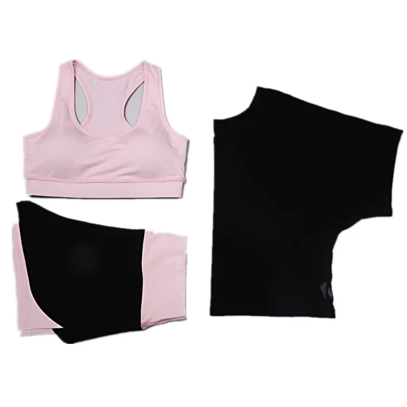 Комплект из 3 предметов костюм для йоги спортивная одежда женский спортивный