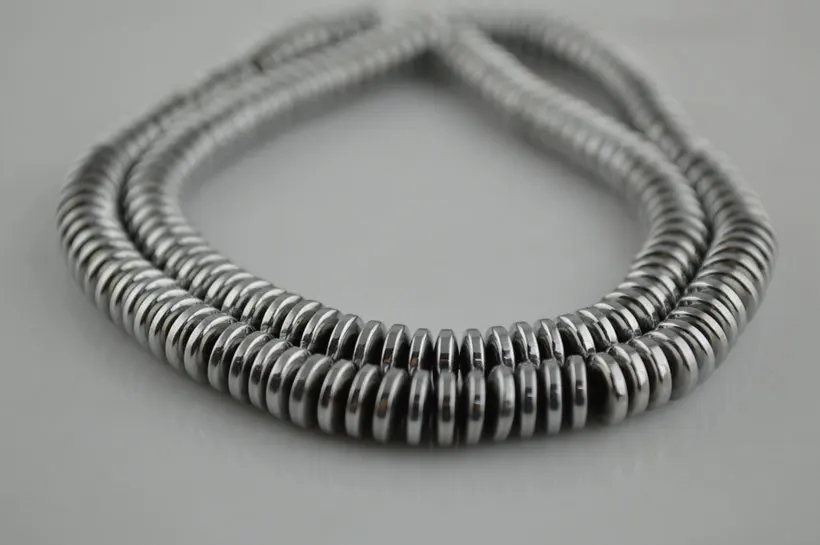 5pcs Luxury Jewelry Accessory Black Hematite Disc Beads 2x6mm Spacer Beads For Jewelry Making Materials
5pcs Luxury Jewelry Accessory Black Hematite Disc Beads 2x6mm Spacer Beads For Jewelry Making Materials