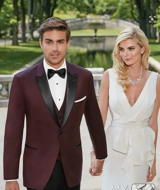 Burgundy Suits For Men Notch Lapel Slim Fit Groomsmen Tuxedos Groom Men Wedding Suits(jacket+pant+vest)
Burgundy Suits For Men Notch Lapel Slim Fit Groomsmen Tuxedos Groom Men Wedding Suits(jacket+pant+vest)