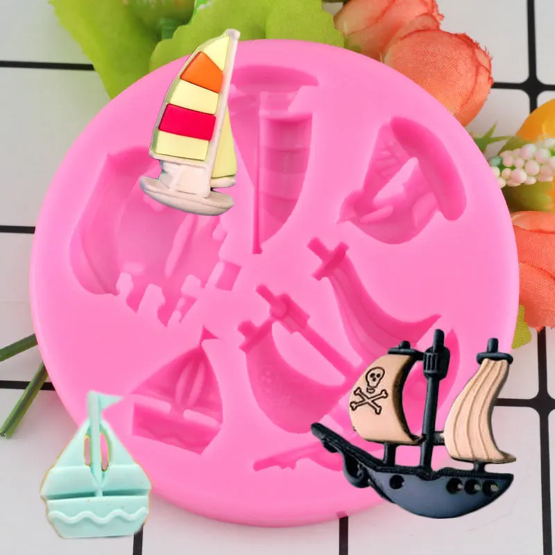Baby Party 3D Pirate Ship Silicone Mold Ocean Sailboat Boat Fondant Cake Decorating Tools Chocolate Gumpaste Candy Clay Moulds
Baby Party 3D Pirate Ship Silicone Mold Ocean Sailboat Boat Fondant Cake Decorating Tools Chocolate Gumpaste Candy Clay Moulds