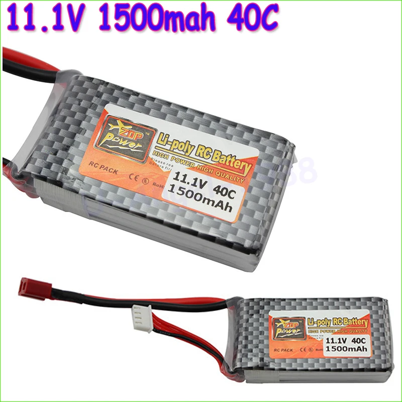 Фото 1 шт. аккумулятор ZOP Power LiPo 11 В 1500 мАч 3S 40C MAX 60C T разъем для радиоуправляемого(Aliexpress на русском)