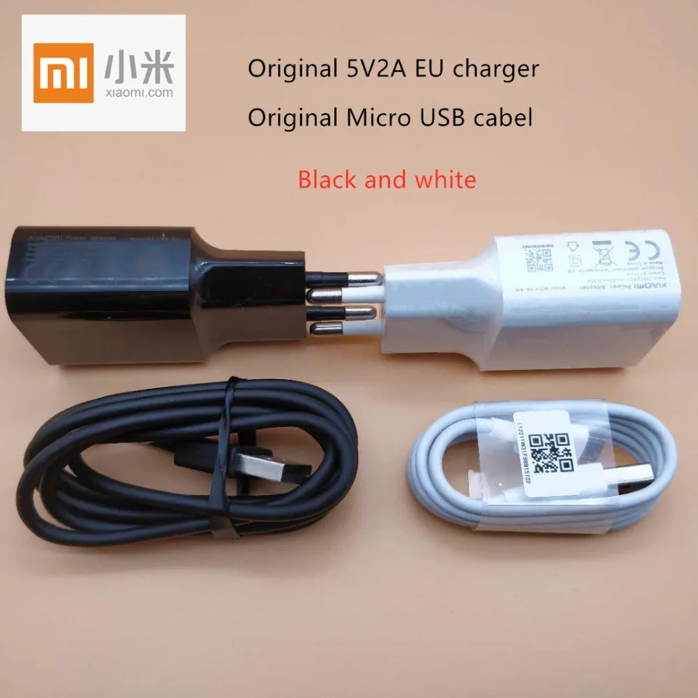 Фото Оригинальный xiaomi redmi note 5 зарядное устройство 5V2A зарядка EU USB адаптер питания для mi