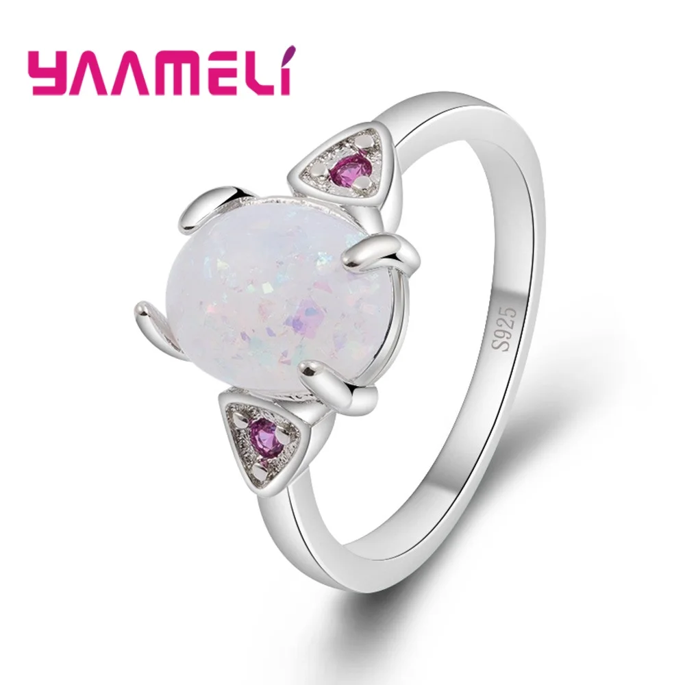 Classical Genuine 925 Sterling Silver Popular Opal Finger Rings For Women Female Clear Cubic Zirconia Crystal Jewelry
Classical Genuine 925 Sterling Silver Popular Opal Finger Rings For Women Female Clear Cubic Zirconia Crystal Jewelry