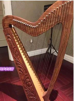 BAIYUAN harp 27 string Harp halftone rosewood Irish harp|Губная гармоника| |