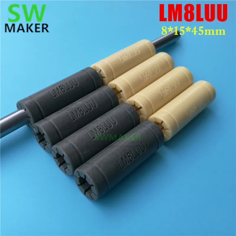 4 шт. 8x15x45 мм твердые полимерные LML8UU линейные подшипники втулка LM8LUU 8 мм Prusa для Mendel DIY CNC машина
4 шт. 8x15x45 мм твердые полимерные LML8UU линейные подшипники втулка LM8LUU 8 мм Prusa для Mendel DIY CNC машина