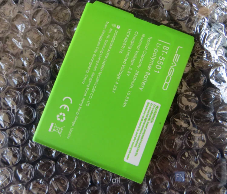 LEAGOO M9 BT-5501 Battery original 2850mAh replacement Backup Battery for LEAGOO M9 Smartphone In Stock
LEAGOO M9 BT-5501 Battery original 2850mAh replacement Backup Battery for LEAGOO M9 Smartphone In Stock