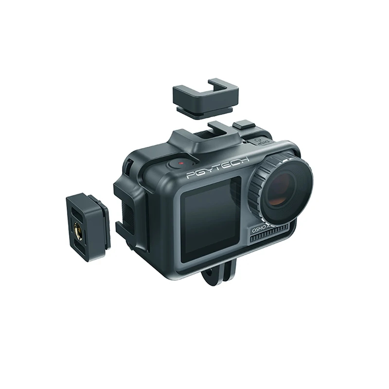 PGYTECH OSMO ACTION Camera Cage Protective Case for DJI Osmo Action Sport Camera Frame Cover Shell Housing Accessories
PGYTECH OSMO ACTION Camera Cage Protective Case for DJI Osmo Action Sport Camera Frame Cover Shell Housing Accessories