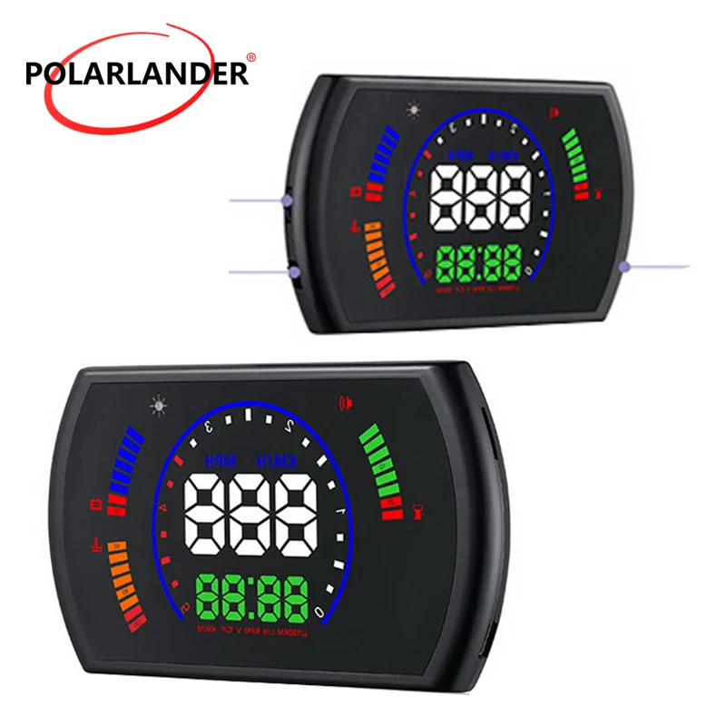 5.5 inch or 5.8inch Screen Windscreen Projector Digital Speedometer Car HUD OBD2 Car Driving Data Diagnosis Head Up Display
5.5 inch or 5.8inch Screen Windscreen Projector Digital Speedometer Car HUD OBD2 Car Driving Data Diagnosis Head Up Display