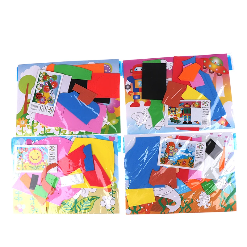 Kids Birthday Party Gift DIY Cartoon Animal 3D EVA Foam Sticker Puzzle Toys For Kids Girl action Learning Education Toys
Kids Birthday Party Gift DIY Cartoon Animal 3D EVA Foam Sticker Puzzle Toys For Kids Girl action Learning Education Toys