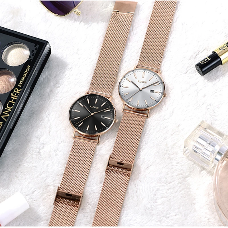 LIGE Women's Watches Top Luxury Brand 2019 New Simple Casual Quartz Watch Women Fashion Waterproof Ladies Clock Relogio Feminino
LIGE Women's Watches Top Luxury Brand 2019 New Simple Casual Quartz Watch Women Fashion Waterproof Ladies Clock Relogio Feminino