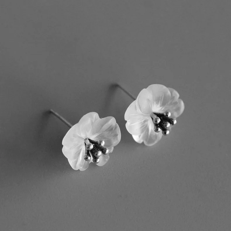 CMAJOR Handmade 925 Sterling Silver Natural Crystal Blooming In The Rain Flower Stud Earrings Original Fine Jewelry Wholesale
CMAJOR Handmade 925 Sterling Silver Natural Crystal Blooming In The Rain Flower Stud Earrings Original Fine Jewelry Wholesale