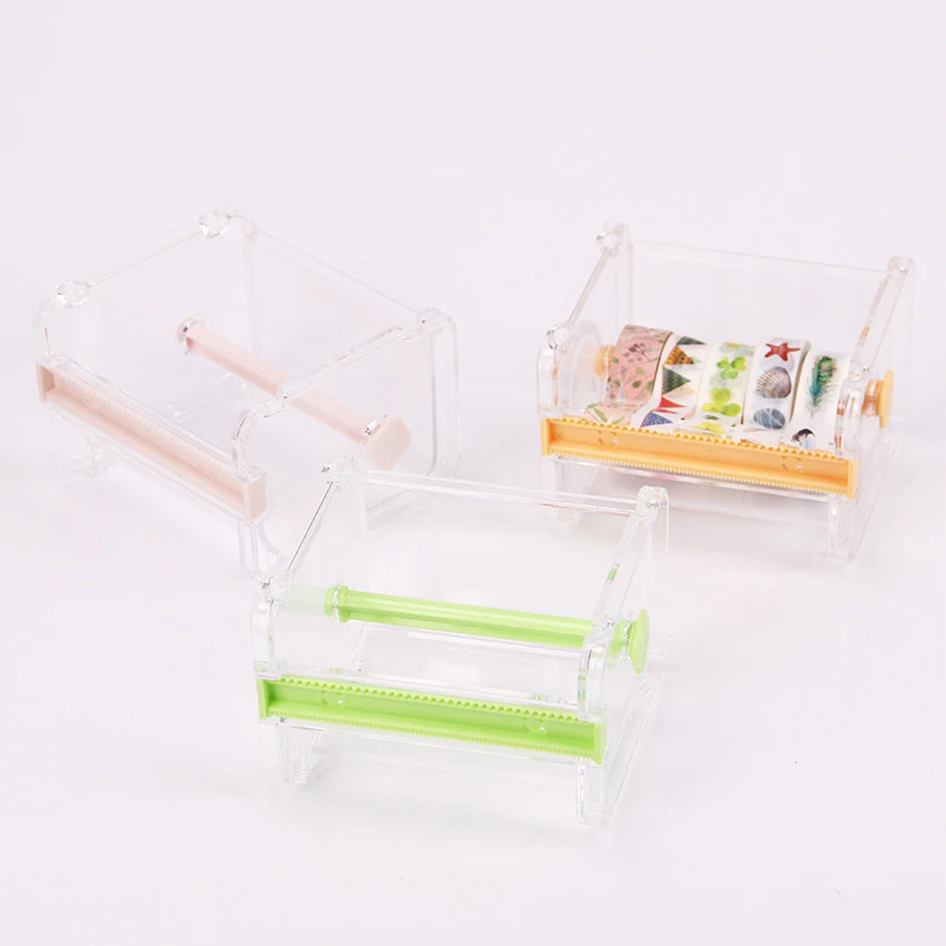1PC Beige Stationery Masking Tape Cutter Paper Washi Tape Storage Organizer Cutter Office Tape Dispenser Supplies
1PC Beige Stationery Masking Tape Cutter Paper Washi Tape Storage Organizer Cutter Office Tape Dispenser Supplies