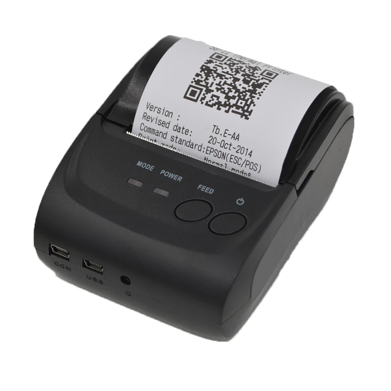 Bluetooth Thermal Receipt Printer 5802D 58mm USB POS Ticket Barcode Printer Pocket Bill Termal Printer Support Android Windows
Bluetooth Thermal Receipt Printer 5802D 58mm USB POS Ticket Barcode Printer Pocket Bill Termal Printer Support Android Windows