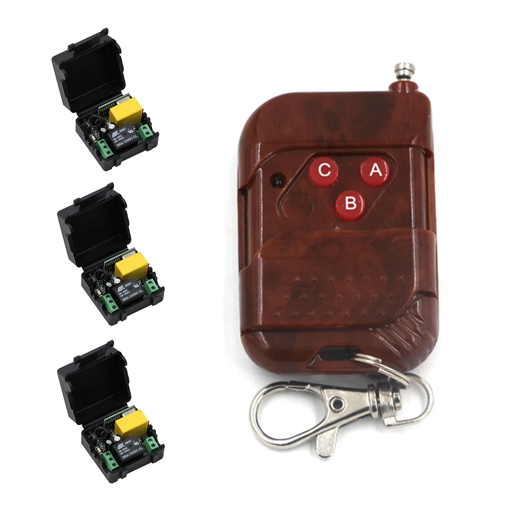 New Popular Mini Size 220V 1CH RF Wireless Remote Control Switch Receivers+ Peach Transmitter System 315/433mhz
New Popular Mini Size 220V 1CH RF Wireless Remote Control Switch Receivers+ Peach Transmitter System 315/433mhz