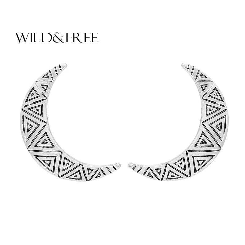 Wild&Free Drop Ship Bohemian Alloy Crescent Stud Earrings For Women Ethnic Simple Geometrical Moon Stud Earrings Jewelry Gift
Wild&Free Drop Ship Bohemian Alloy Crescent Stud Earrings For Women Ethnic Simple Geometrical Moon Stud Earrings Jewelry Gift