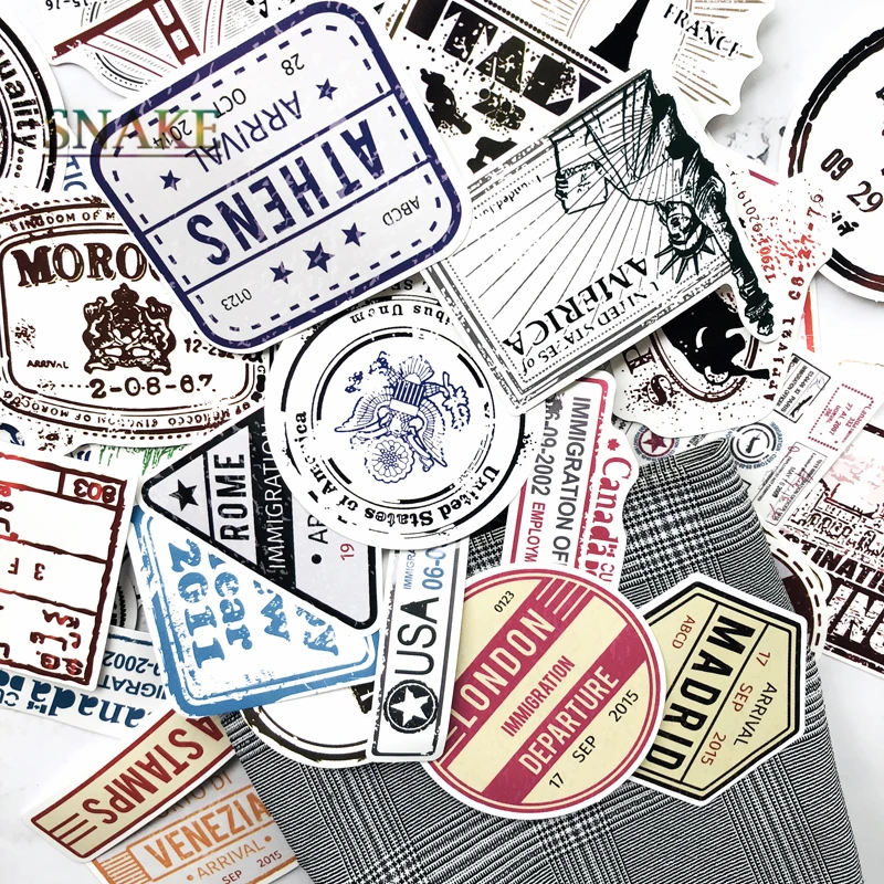 60pcs/lot Retro Traveling Boarding Pass Air Tickets creative Suitcase stickers for Laptop Luggage Bags Bike Phone car Sticker
60pcs/lot Retro Traveling Boarding Pass Air Tickets creative Suitcase stickers for Laptop Luggage Bags Bike Phone car Sticker