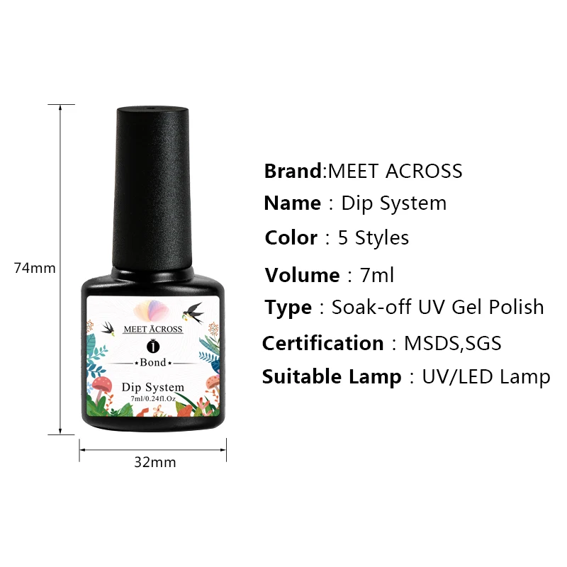 MEET ACROSS Dipping Nail Powders Gradient French Nail Natural Color Holographic Glitter Without Lamp Cure Nail Art Decorations
MEET ACROSS Dipping Nail Powders Gradient French Nail Natural Color Holographic Glitter Without Lamp Cure Nail Art Decorations