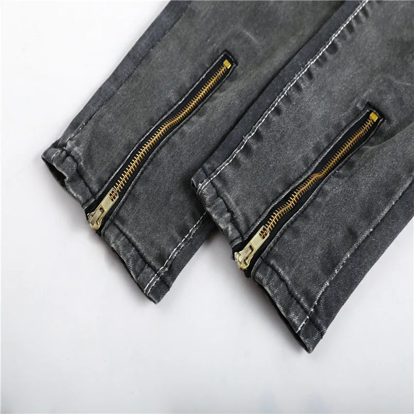 Casual Skinny Jeans Men 2019 New Brand Cotton Wash Zipper Jeans Mens Hip Hop Slim Fit Stretch Color Matching Pencil Jeans
Casual Skinny Jeans Men 2019 New Brand Cotton Wash Zipper Jeans Mens Hip Hop Slim Fit Stretch Color Matching Pencil Jeans