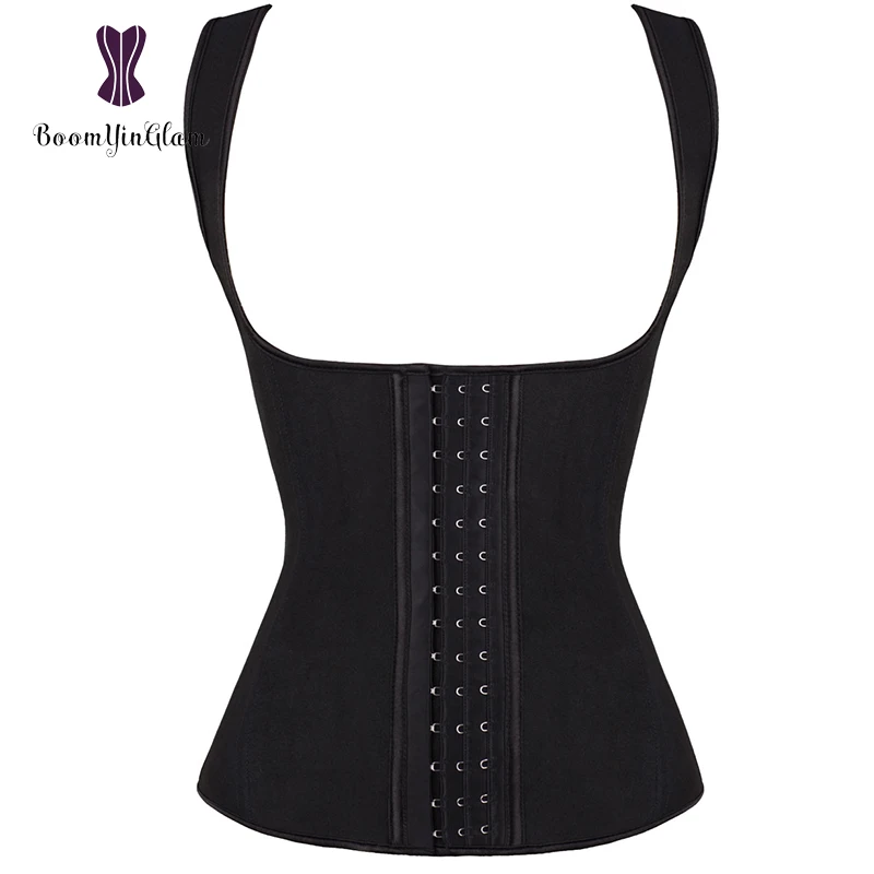 good elastic 100% latex rubber waist cincher front 3 hooks waist trainer vest body shaper underbust corset Women Sports Korset
good elastic 100% latex rubber waist cincher front 3 hooks waist trainer vest body shaper underbust corset Women Sports Korset