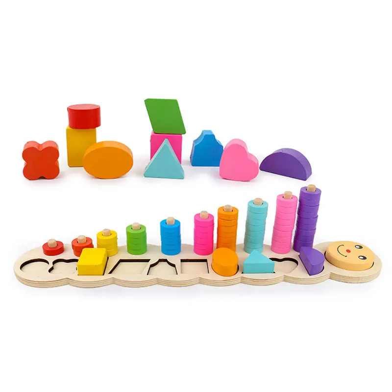 Wooden Doughnut Stacking Toy Geometric Numerical Matching Puzzle Educational Toddler Toy For Children MF0664H
Wooden Doughnut Stacking Toy Geometric Numerical Matching Puzzle Educational Toddler Toy For Children MF0664H