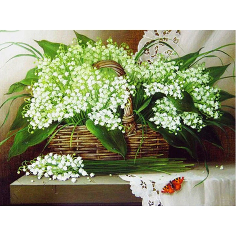 DIY 5D Diamond Painting White flower Full circular Diamond Embroidery Picture Of Rhinestone Home decoration new fashion WG1018
DIY 5D Diamond Painting White flower Full circular Diamond Embroidery Picture Of Rhinestone Home decoration new fashion WG1018