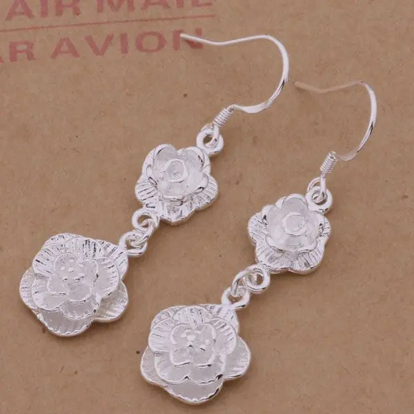 silver plated earrings silver fashion jewelry earrings Big flower /bssakjza fseaojla AE321
silver plated earrings silver fashion jewelry earrings Big flower /bssakjza fseaojla AE321