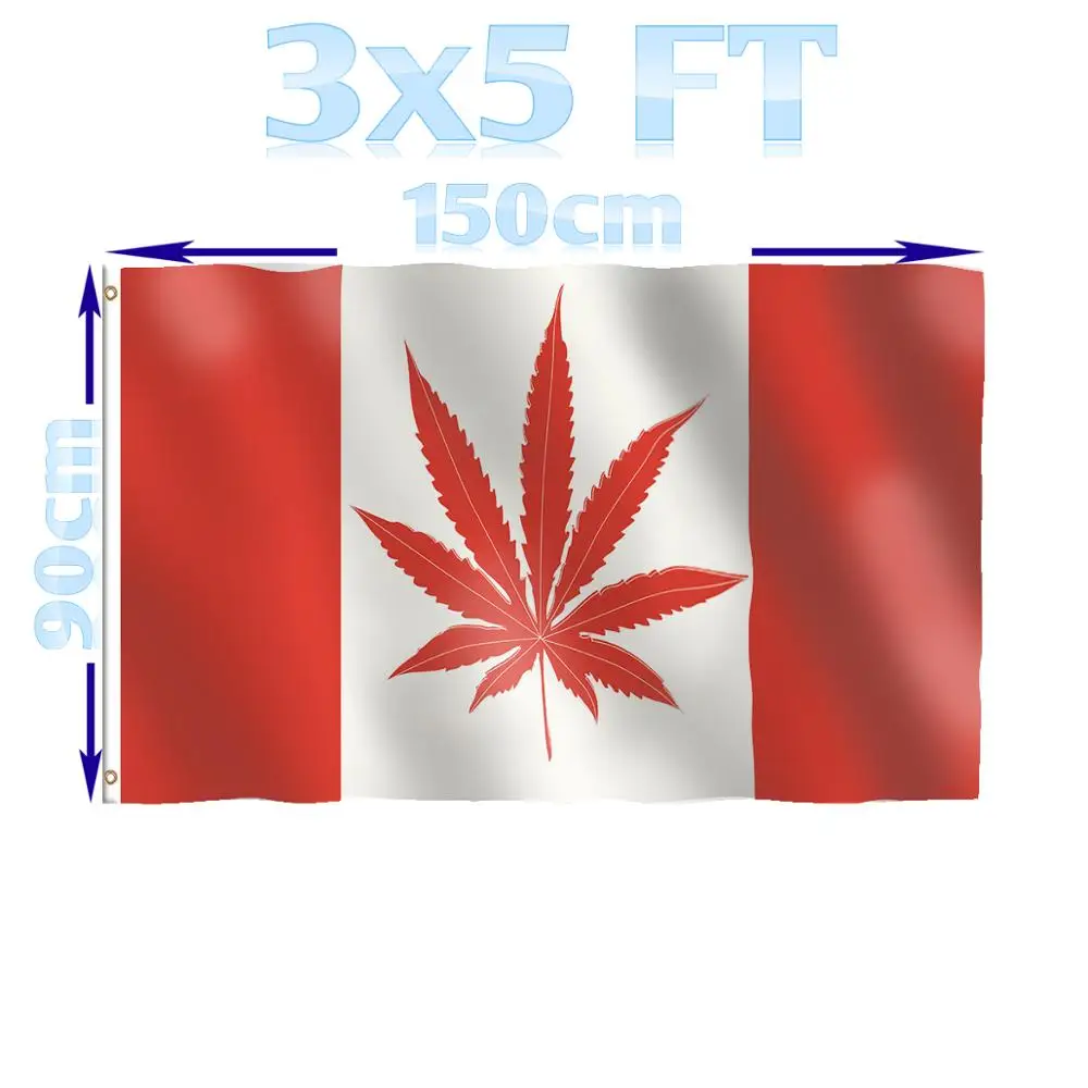 BENFACTORY Store 3x5 Ft Weed Leaf Canada Flag With Brass Grommets For Indoor Outdoor
BENFACTORY Store 3x5 Ft Weed Leaf Canada Flag With Brass Grommets For Indoor Outdoor