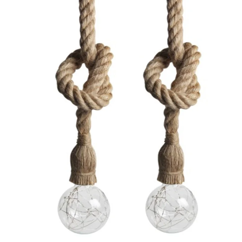 Vintage Pendentif Chanvre Corde E27 Edison Ampoule Lampe Loft Creative Pendant Lampe Industrielle Suspend
Vintage Pendentif Chanvre Corde E27 Edison Ampoule Lampe Loft Creative Pendant Lampe Industrielle Suspend